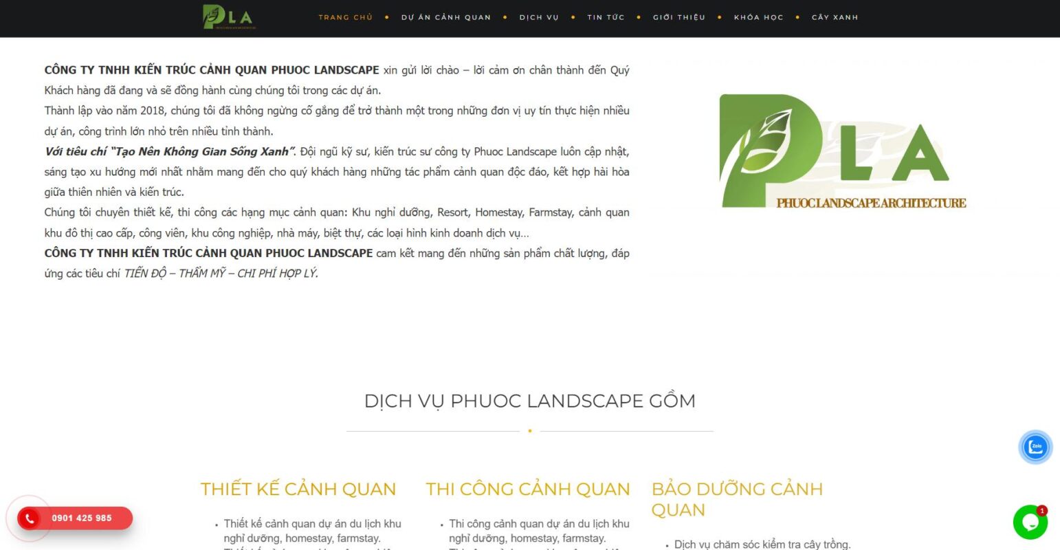 Công ty TNHH Kiến trúc Cảnh quan Phuoc Landscape