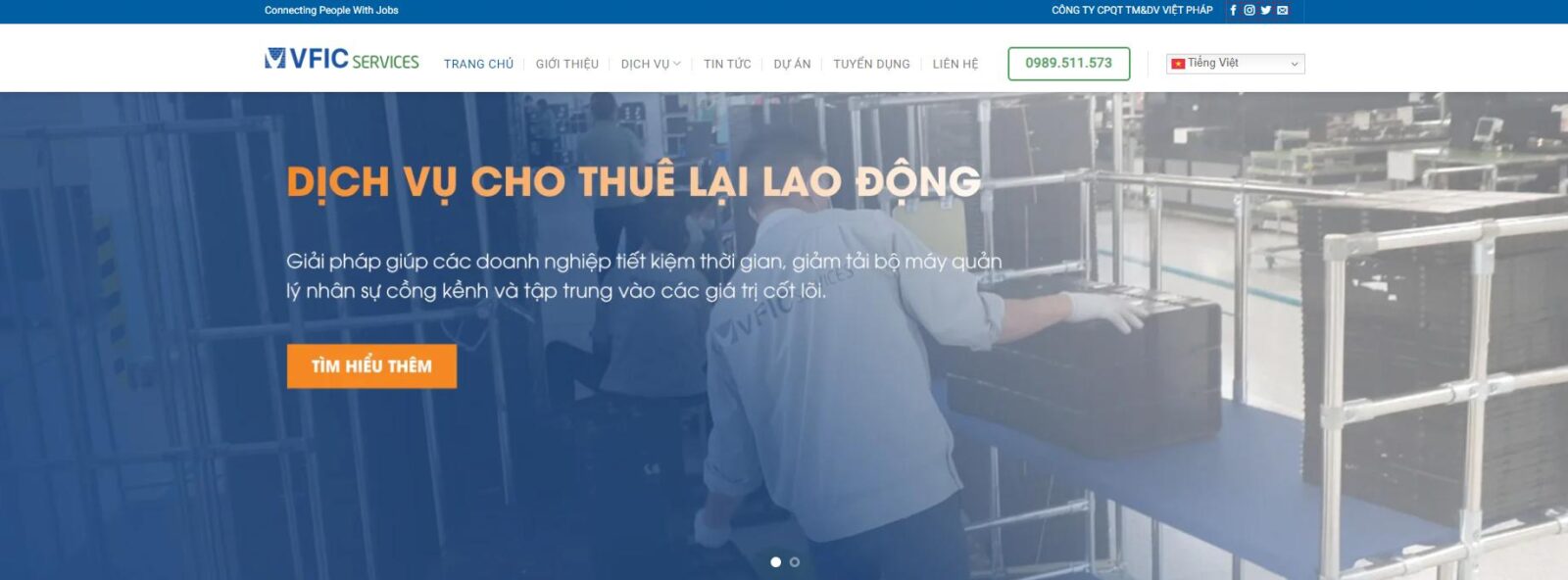 Công ty cung cấp lao động Việt Pháp
