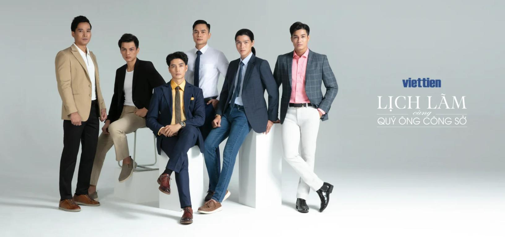 Thời trang công sở nam Việt Tiến