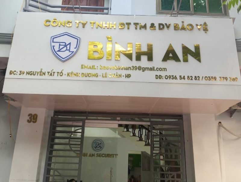 Công ty TNHH DV Bảo vệ Bình An