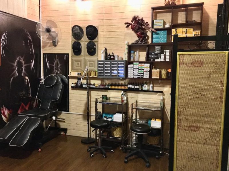 Góc làm việc của ANT Tattoo