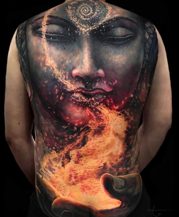 Hình xăm được thực hiện bởi Tú Xăm