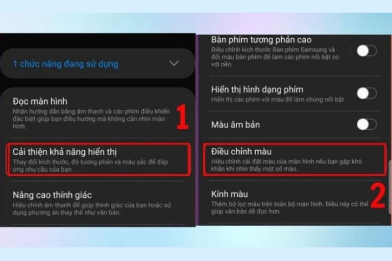 xu ly man hinh dien thoai mau xanh vang 1