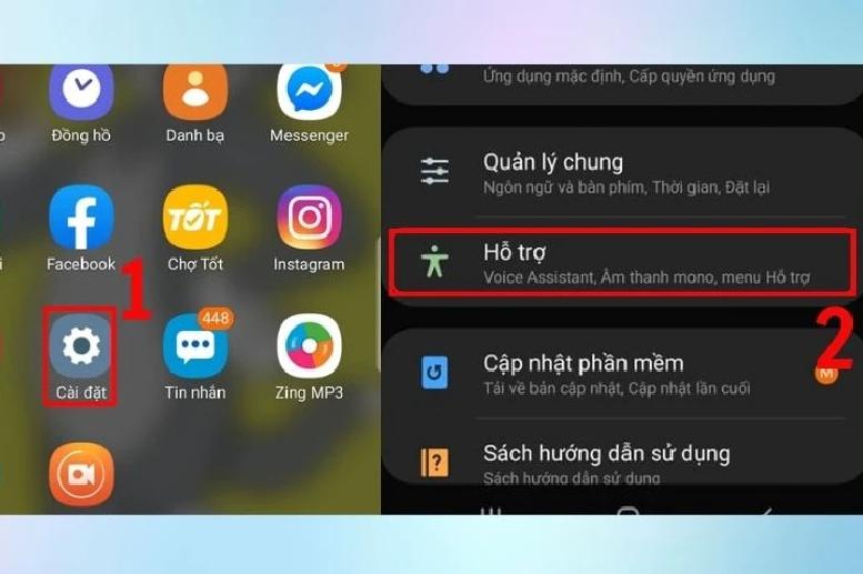 xu ly man hinh dien thoai mau xanh vang