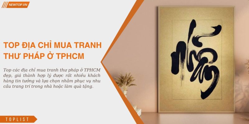 Mua tranh thư pháp ở TPHCM