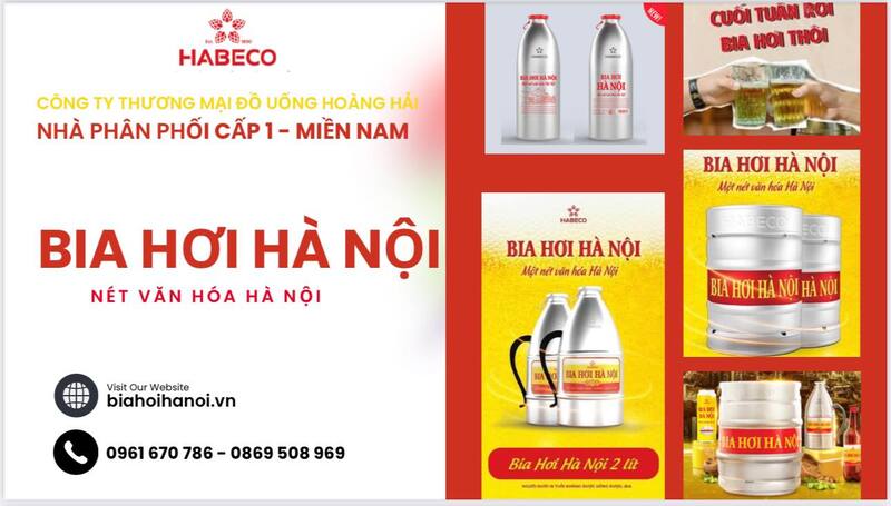 Hoàng Hải - Nhà phân phối chính thức bia hơi Hà Nội tại TPHCM