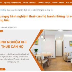 Dạng bài toplist kinh nghiệm