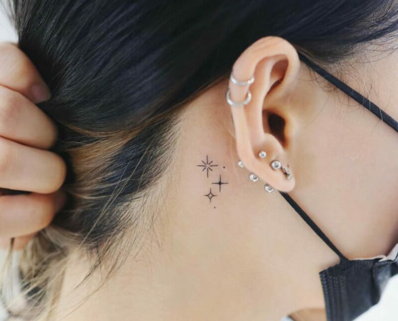 Hình xăm mini đơn giản cho nữ