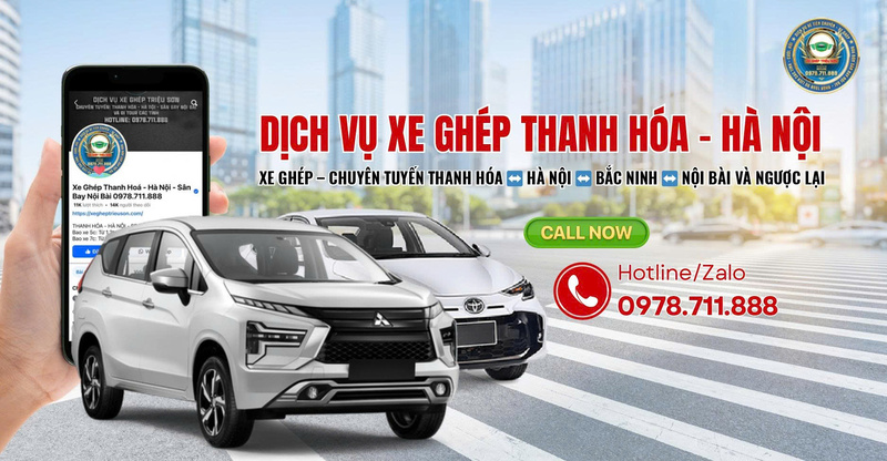 Xe ghép Hà Nội Thanh Hóa Triệu Sơn