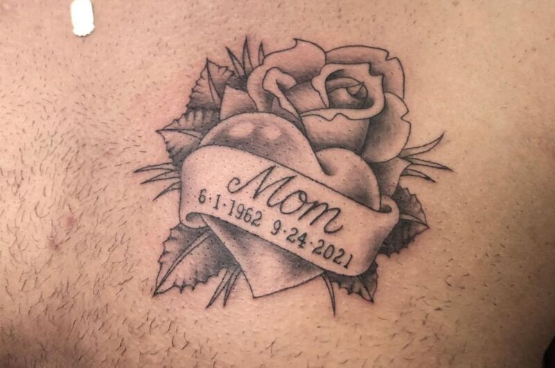 Hình xăm ngày sinh cha mẹ như sự nhắc nhớ về người yêu kính