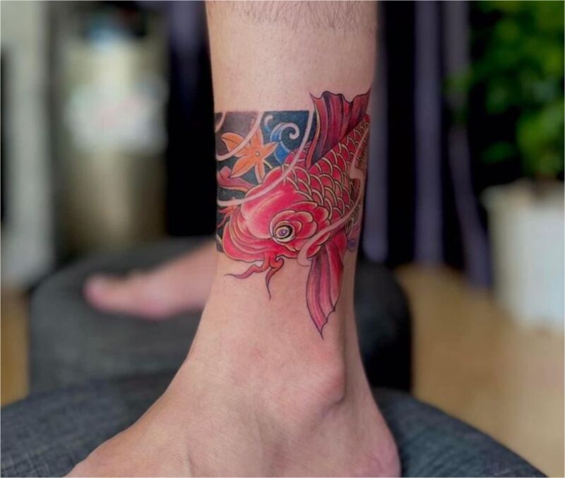 Vòng chân được thể hiện một cách tinh xảo