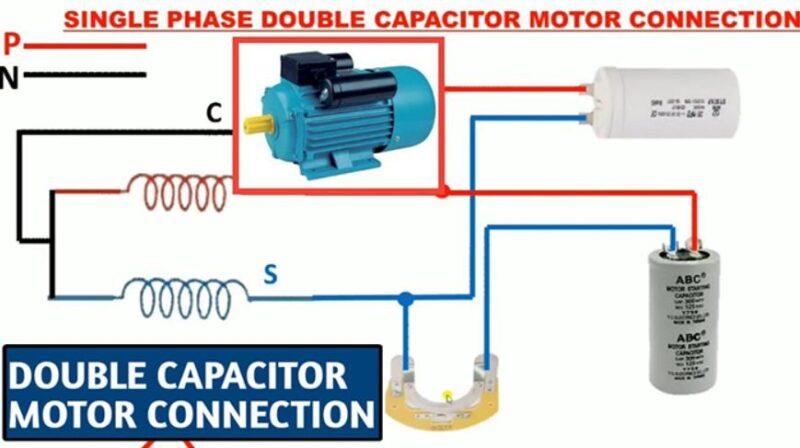 Sơ đồ lắp đặt tụ bù 1 pha