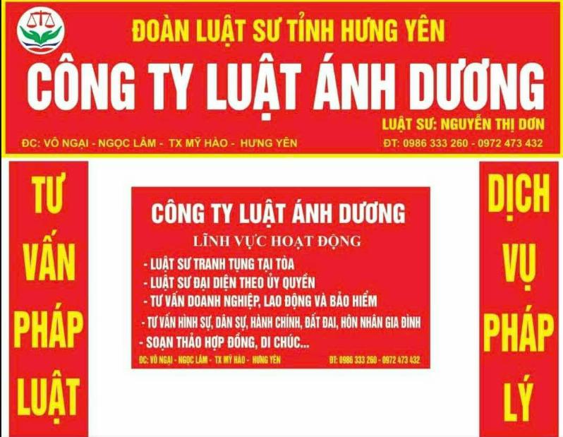 Công ty Luật TNHH Ánh Dương