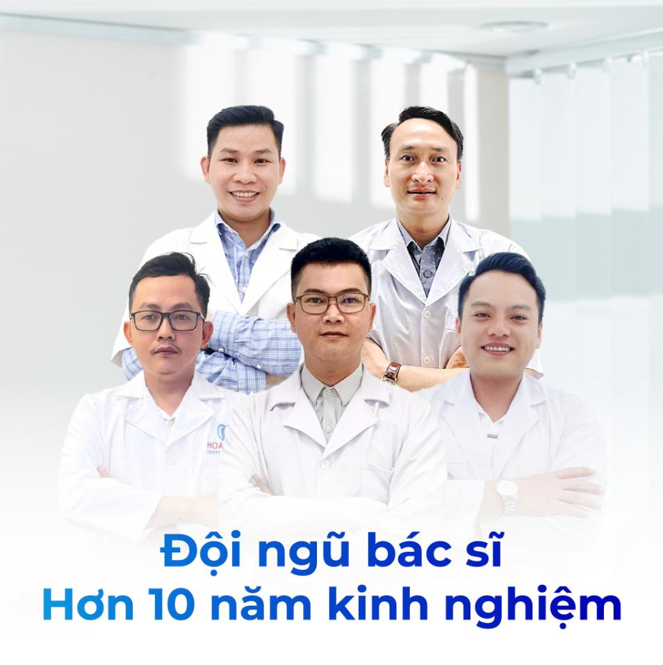 Đội ngũ bác sĩ hơn 10 năm kinh nghiệm tại Nha Khoa Hoàn Mỹ Sài Gòn