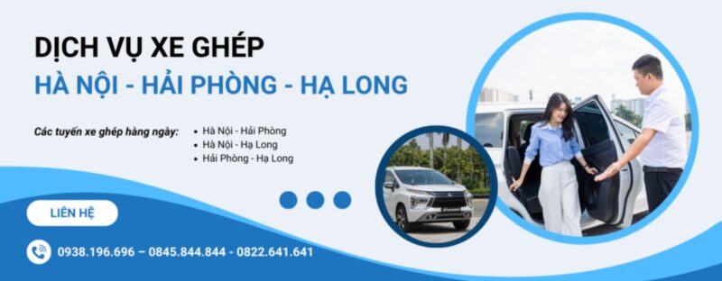 Xe ghép, tiện chuyến Hải Phòng
