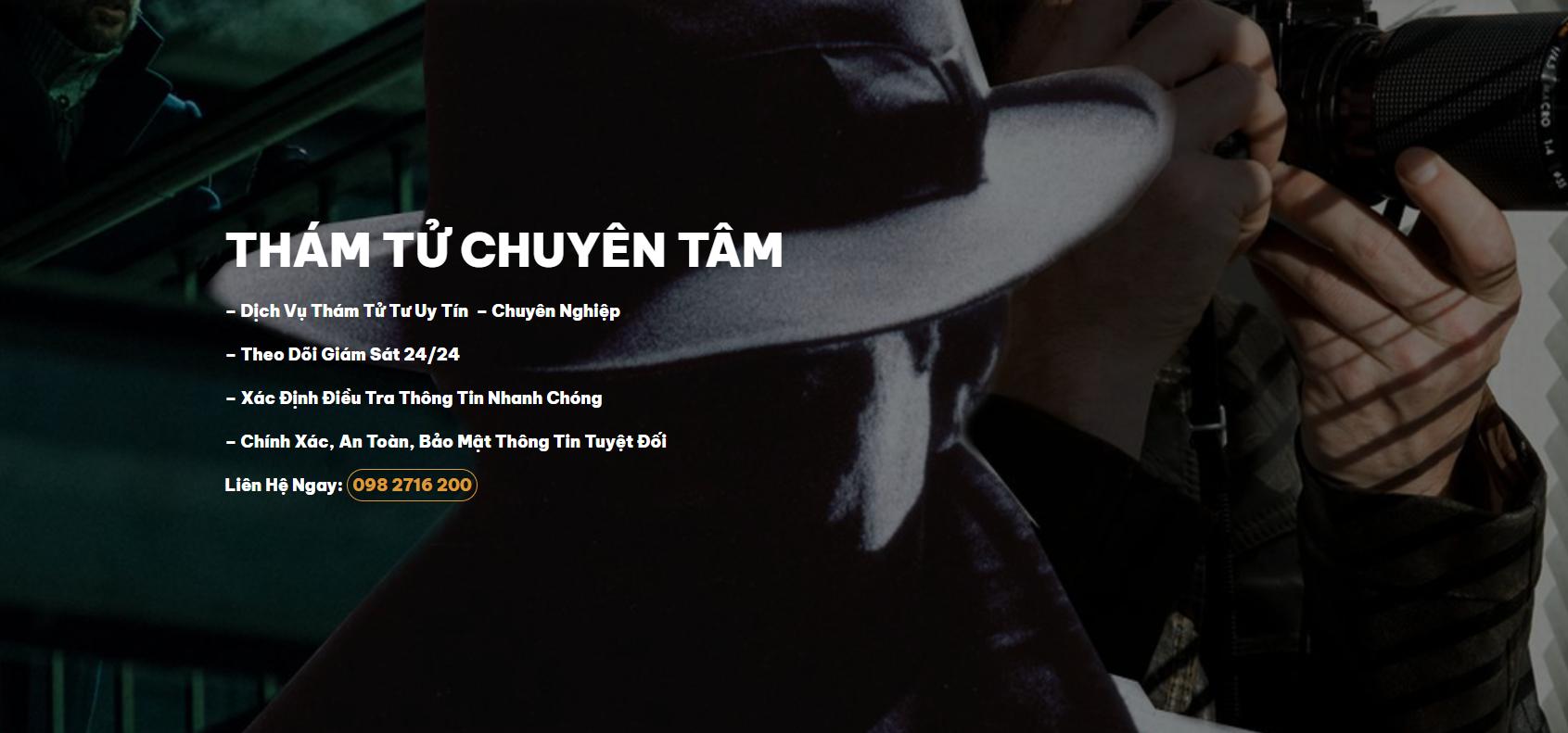 Công ty dịch vụ thám tử Chuyên Tâm tại Thái Bình