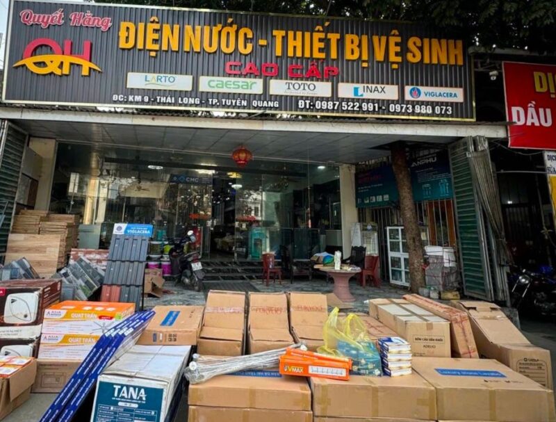 Cửa hàng điện nước Quyết Hằng