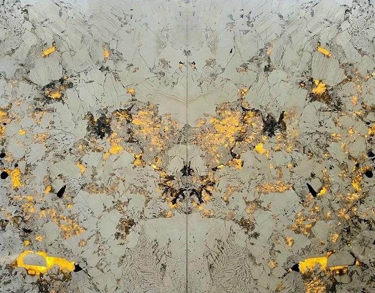 Tranh đá thạch anh ghép 2 phiến