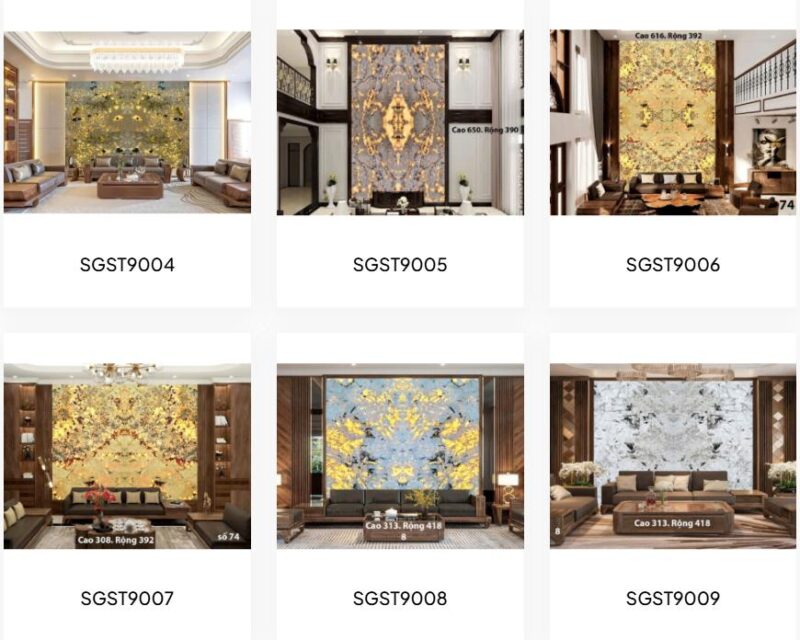 Saigonstones cung cấp đa dạng mẫu mã và màu sắc tranh đá thạch anh cao cấp