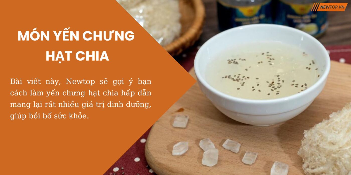 Yến chưng hạt chia