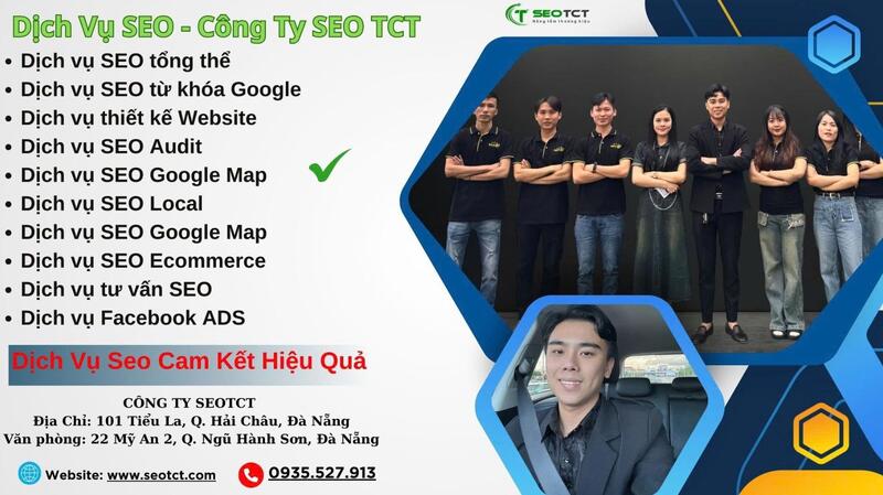 Dịch vụ SEO tại Đà Nẵng của SEOTCT là giải pháp tối ưu hóa website chuyên nghiệp giúp doanh nghiệp tăng thứ hạng trên Google