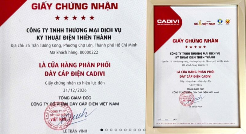 Công ty TNHH TM DV kỹ thuật điện Thiên Thành