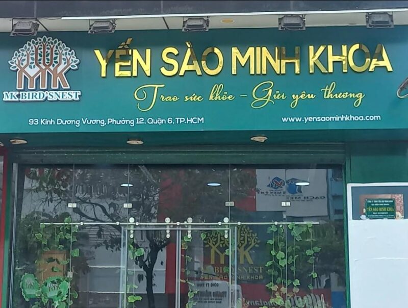 Cửa hàng Yến Sào Minh Khoa