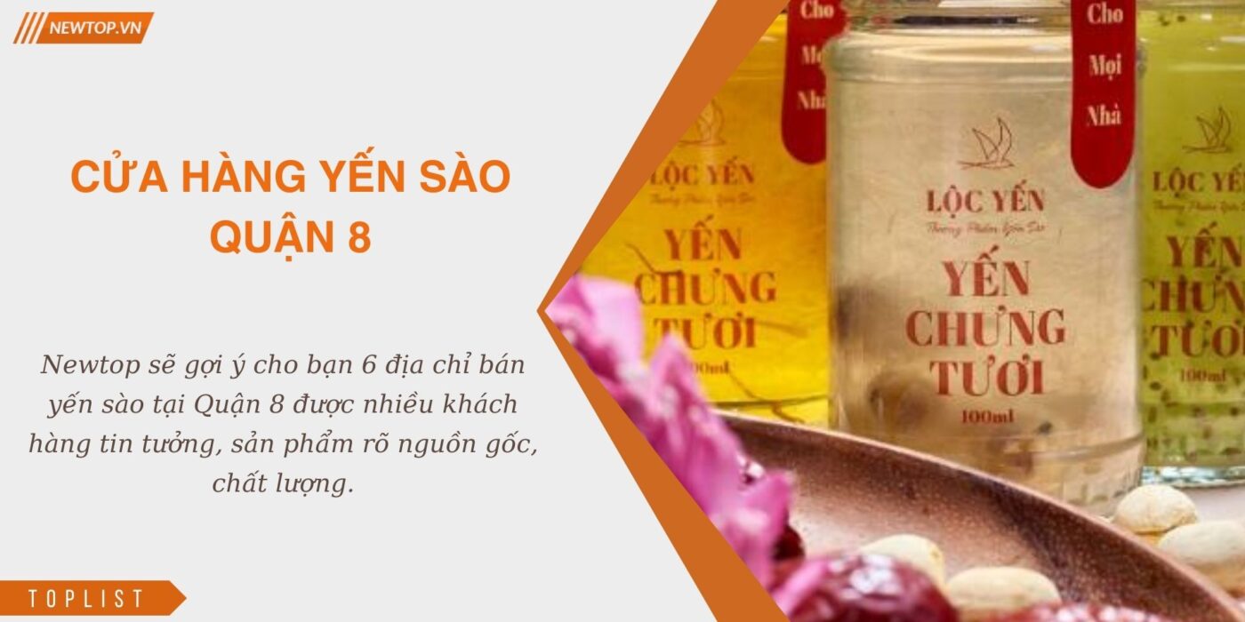 Cửa hàng yến sào Quận 8