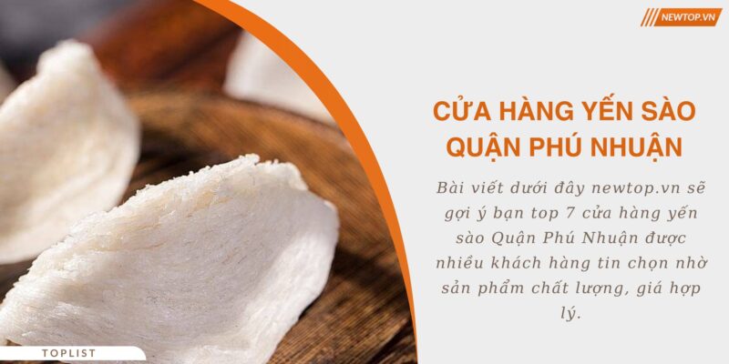 cửa hàng yến sào Quận Phú Nhuận