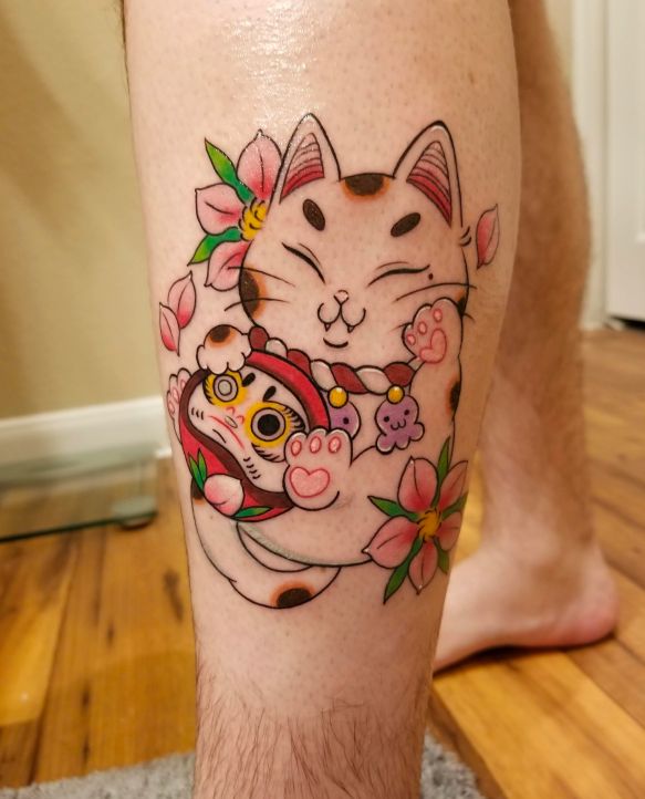 Sự kết hợp hài hoà làm hình xăm thêm sinh động