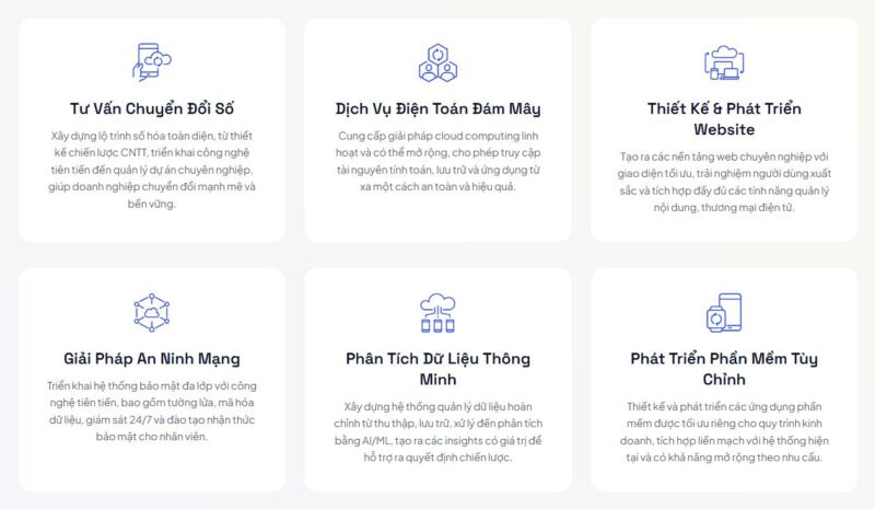 Điểm Sáng Việt - Đơn vị thiết kế website Lâm Đồng đa dạng dịch vụ