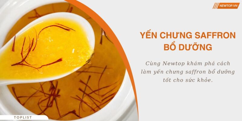 Yến chưng saffron