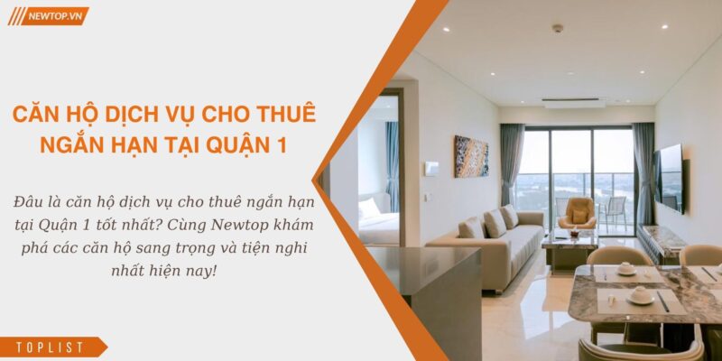 Căn hộ dịch vụ cho thuê ngắn hạn tại Quận 1