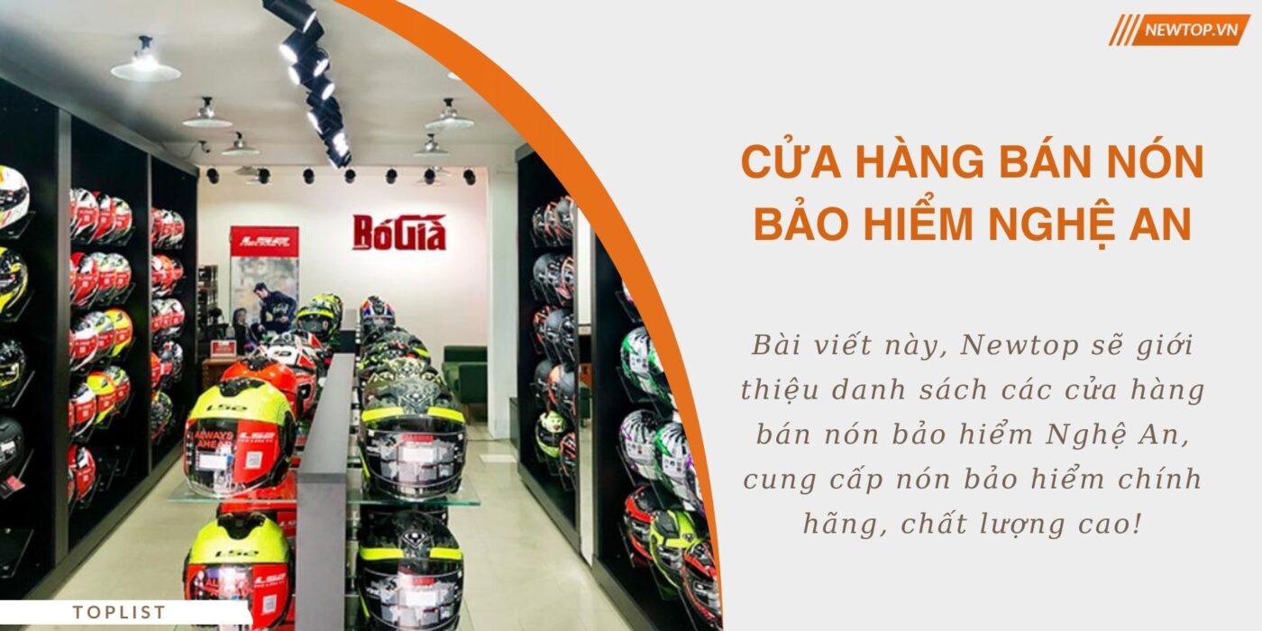 Cửa hàng bán nón bảo hiểm Nghệ An
