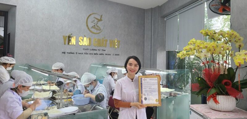 Yến sào Chất Việt đảm bảo an toàn thực phẩm trong từng giai đoạn chế biến