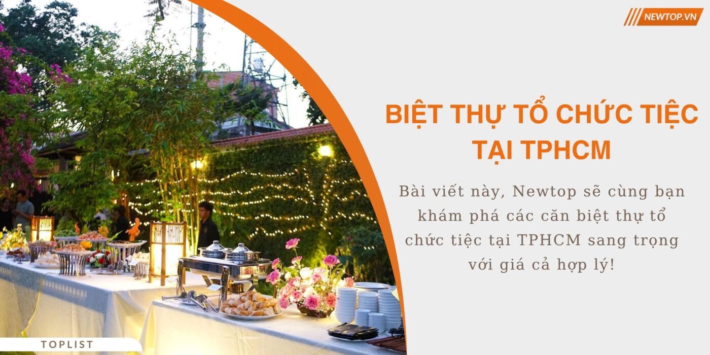 Biệt thự tổ chức tiệc tại TPHCM