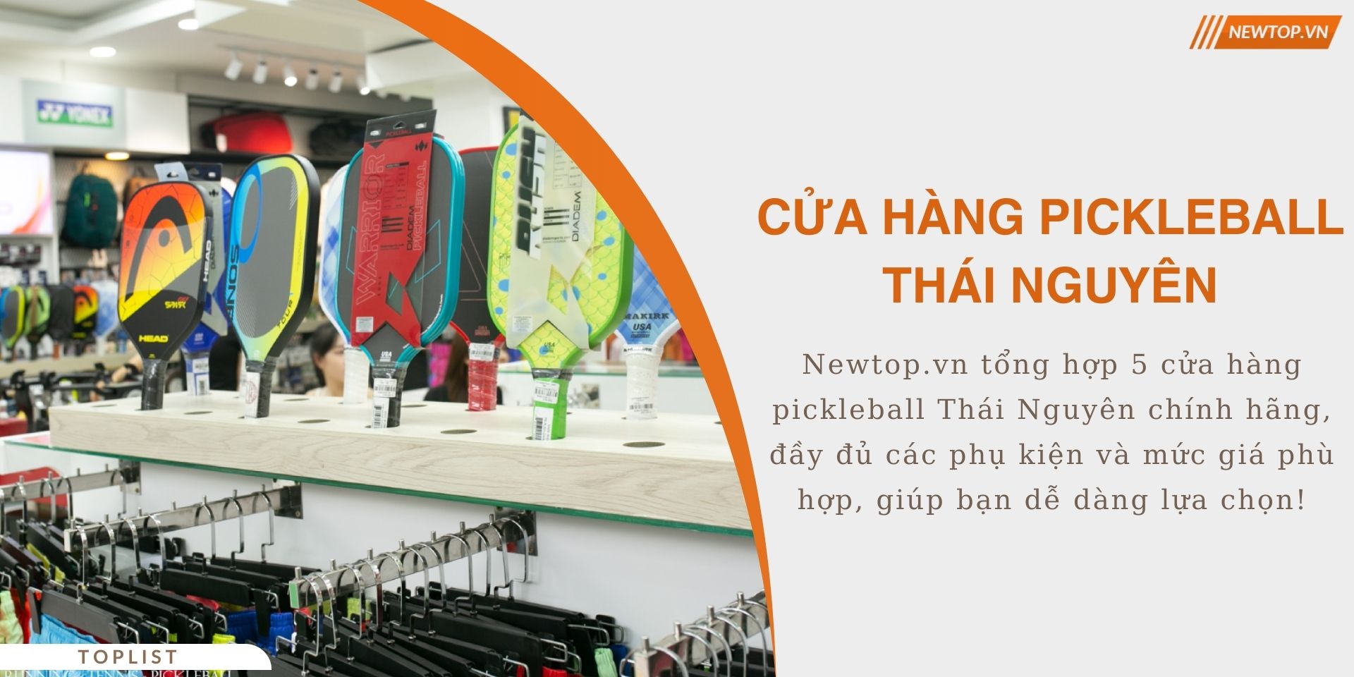 Cửa hàng pickleball Thái Nguyên