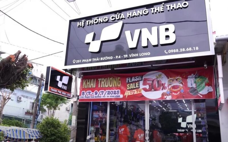 Cửa hàng pickleball VNB TP Vĩnh Long