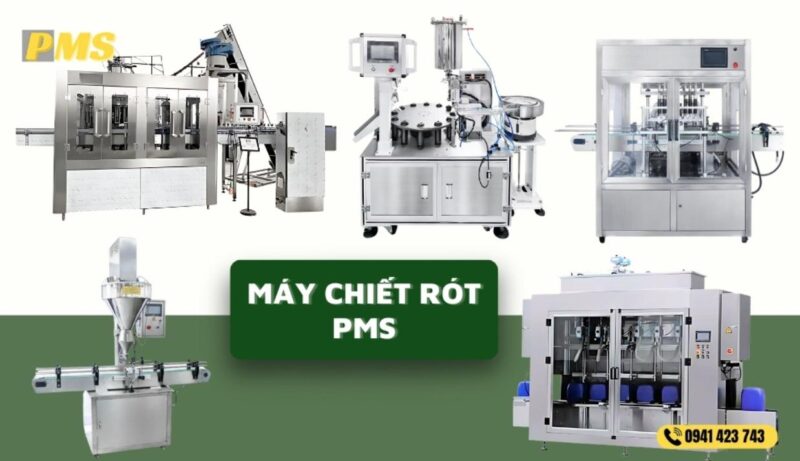 Các loại máy chiết rót tự động phổ biến