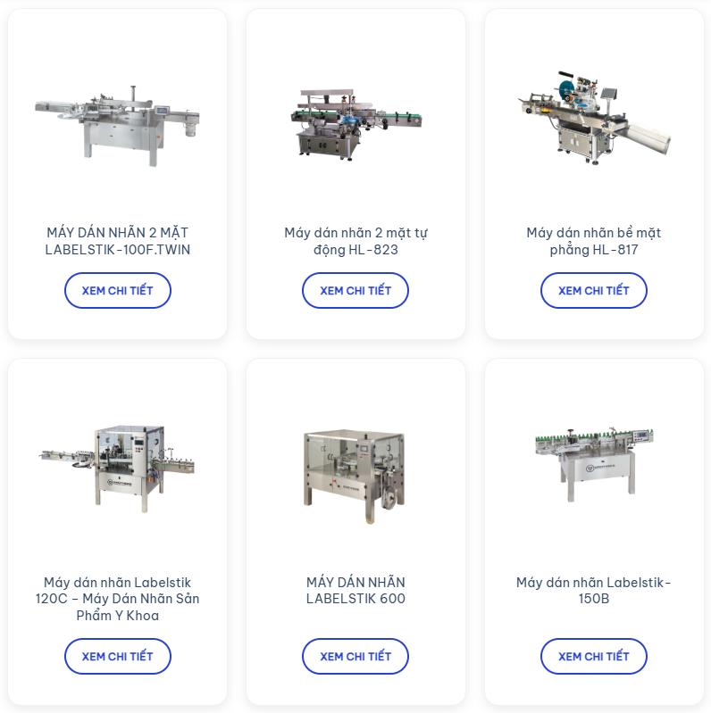 Công ty CP Thiết Bị Công Nghiệp Huỳnh Long cung cấp đa dạng máy dán nhãn 