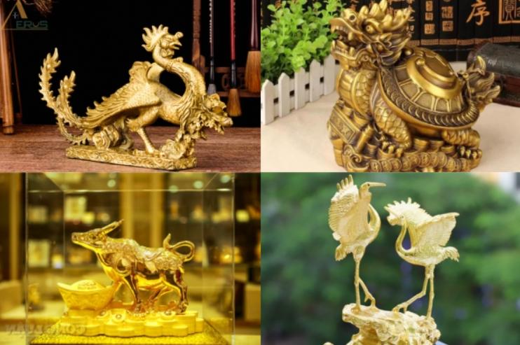 Tượng linh vật mini là món quà tân gia ý nghĩa về phong thủy thu hút may mắn cho ngôi nhà mới