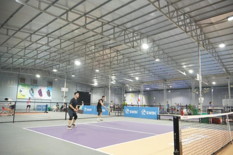 SWIN là sân pickleball Hà Nội nổi bật tại Ba Đình