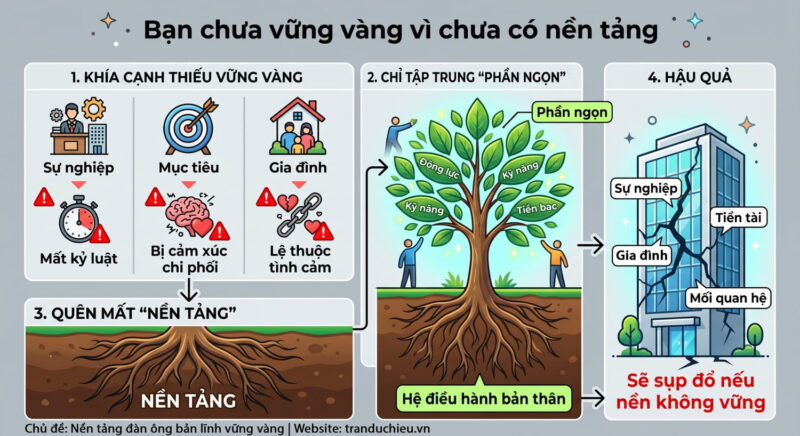 Bạn chưa vững vàng vì chưa có nền tảng