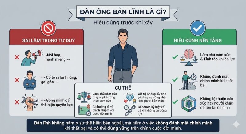 Đàn ông bản lĩnh là gì